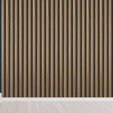 Half Round Wood Slat Acoustic Panels