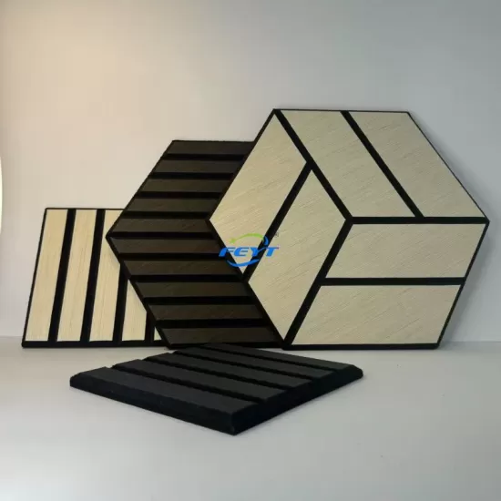 Wood Veneer PET Acoustic Panels